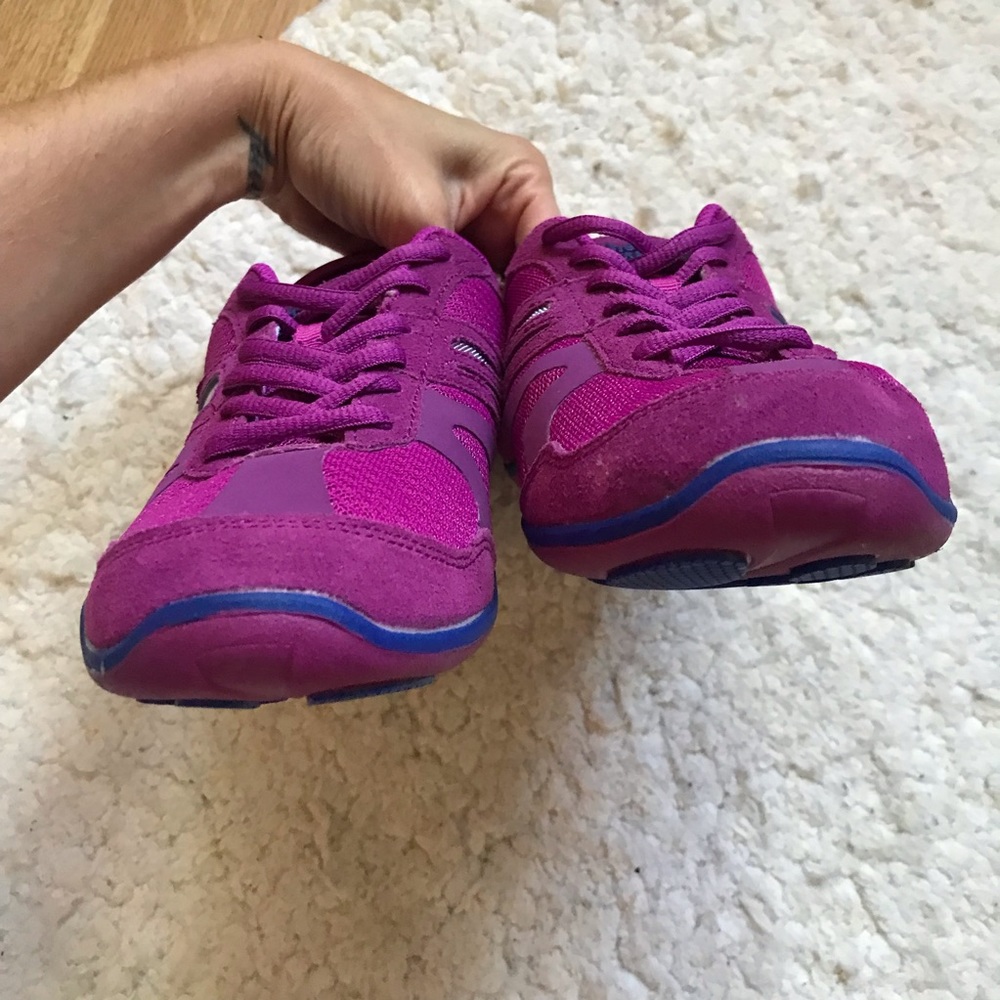 Pink Women's Sneakers - Cheeks Lightweight Active Shoe Size 8 - Picture 6 of 10